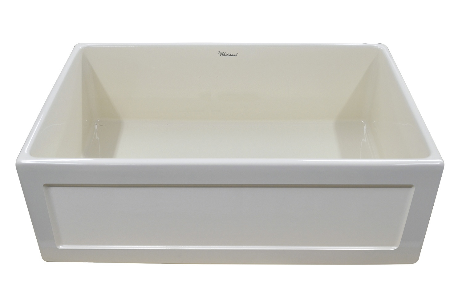 Whitehaus WHPLCON3319 Fireclay 33" Large Reversible Front Apron Sink view 4