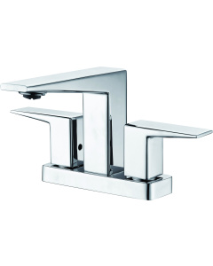 ALFI brand AB1020-PC Polished Chrome Two-Handle 4'' Centerset Bath Faucet