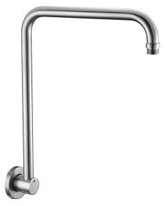 ALFI brand AB12GRW-BN Brushed Nickel 12" Round Raised Wall Mount Shower Arm