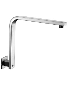 ALFI brand AB12GSW-BN Brushed Nickel 12" Square Raised Wall Mounted Shower Arm