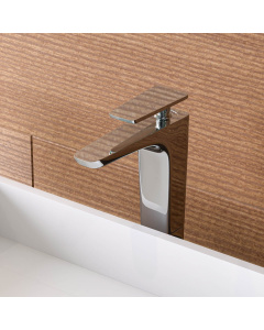 ALFI brand AB1778-PC Polished Chrome Tall Single Hole Modern Bath Faucet