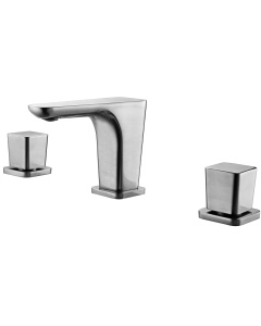 ALFI brand AB1782-BN Brushed Nickel Widespread Modern Bathroom Faucet