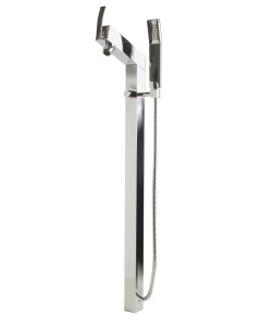 ALFI brand AB2728-PC Polished Chrome Tub Filler + Mixer Handheld Showerhead