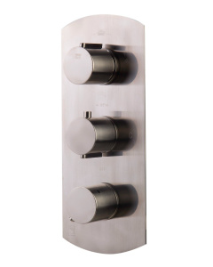 ALFI brand AB4101-BN Brushed Nickel Concealed 4-Way Thermostatic Mixer