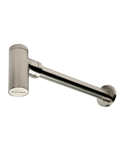 ALFI brand AB9005-BN Brushed Nickel Solid Brass Round Modern Bottle P-Trap