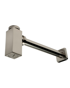 ALFI brand AB9026-BN Brushed Nickel Solid Brass Square Modern Bottle P-Trap