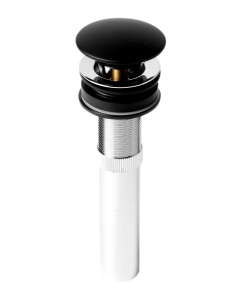ALFI brand AB9055-BM Black Matte Pop Up Drain with Out Overflow
