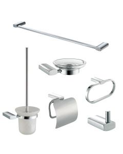 ALFI brand AB9503 6 Piece Matching Bathroom Accessory Set