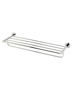 ALFI brand AB9538-PC Polished Chrome 26" Towel Bar & Shelf Bath Accessory
