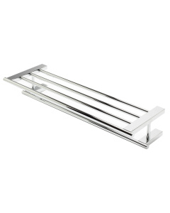 ALFI brand AB9564-PC Polished Chrome 26" Towel Bar & Shelf Bathroom Accessory 