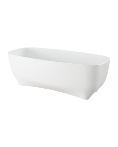 ALFI brand AB9980 67" White Matte Solid Surface Resin Bathtub
