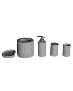 ALFI brand ABCO1022 5 Piece Solid Concrete Bathroom Accessory Set