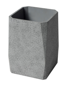 ALFI brand ABCO1045 12" x 8" Concrete Gray Matte Waste Bin for Bathrooms