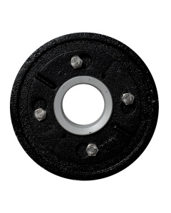 ALFI brand ABDB55CI Cast Iron Shower Drain Base with Rubber Fitting