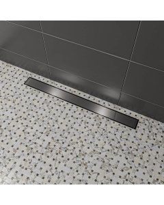 ALFI brand ABLD32B-BSS 32" Modern Stainless Linear Shower Drain w/ Solid Cover