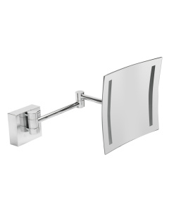 	
ALFI brand ABM8WLED-PC Polished Chrome Wall Mount Square 8" Mirror w/ Light