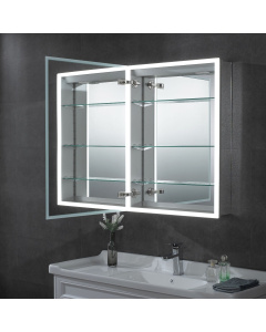 ALFI brand ABMC2432 24" x 32" Single Door LED Light Medicine Cabinet