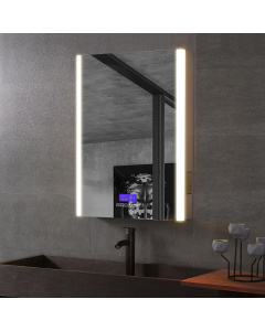 ALFI brand ABMC2432BT 24" x 32" Single Door LED Light Bluetooth Medicine Cabinet