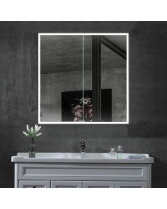 ALFI brand ABMC3630 36" x 30" Double Door LED Light Medicine Cabinet