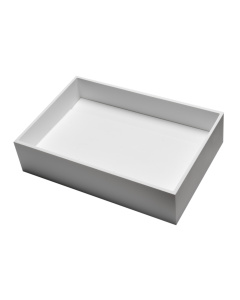 ALFI brand ABRS2014 20" x 14" White Matte Solid Surface Resin Sink