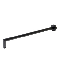 ALFI brand ABSA20R-BM Black Matte 20" Round Wall Shower Arm