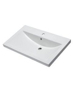 EAGO BH001 White Ceramic 32"x19" Rectangular Drop In Sink