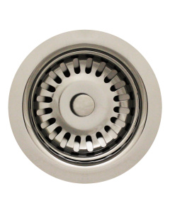 Polished Chrome Whitehaus RNW35L Extra Long 3 1/2'' Basket Strainer