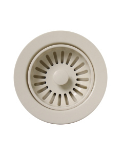 Biscuit Whitehaus RNW50 3.5'' Kitchen Fireclay Sink Plastic Basket Strainer
