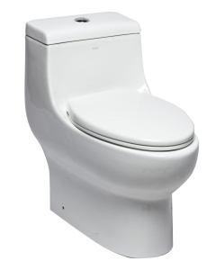 EAGO TB358 Dual Flush One Piece Elongated Ceramic Toilet