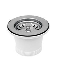 Whitehaus NRNW2 Stainless Steel Kitchen Basket Strainer