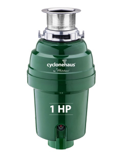 Whitehaus WH007-C Chrome High Effciency Garbage Disposal with Brass Flange and Quite Operation