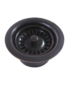 Whitehaus WH202-ORBH 3 1/2'' Brass Waste Disposer Trim / Deep Fireclay Sink