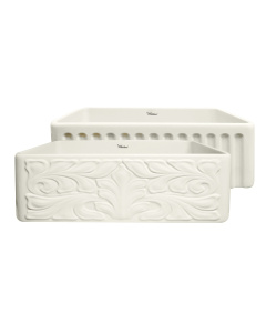 Whitehaus WHFLGO3018-BISCUIT Biscuit Gothichaus Series Fireclay Sink