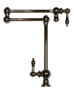 Polished Chrome Whitehaus WHKPFDLV3-9555-C Two Jointed Traditional Pot Filler