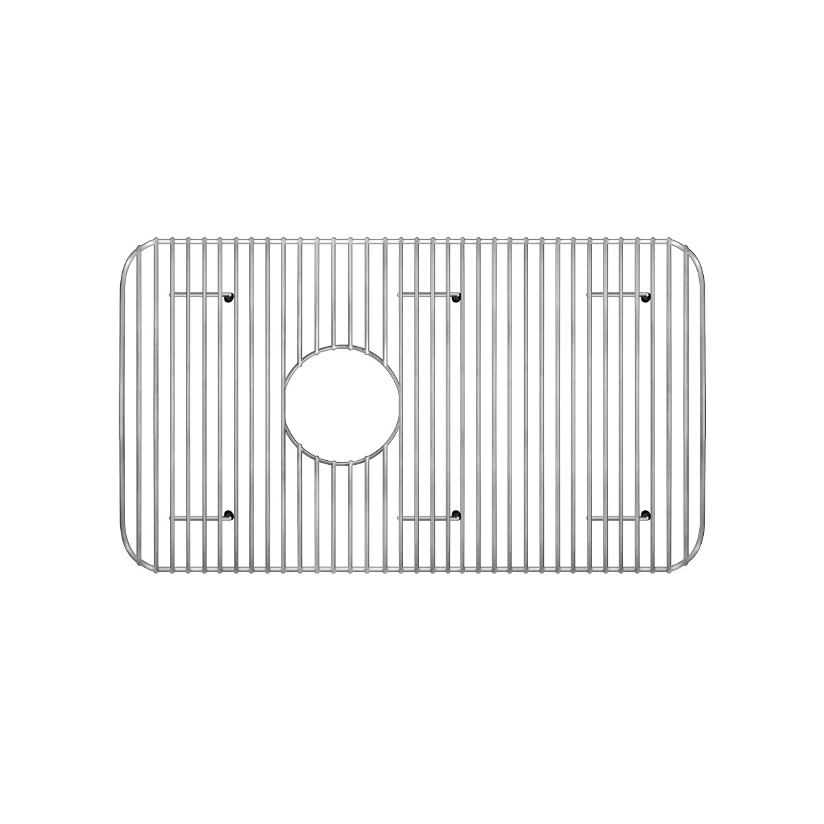 Whitehaus GR3018 Solid Stainless Steel Sink Protection Grid 27'' x 15'' view 1