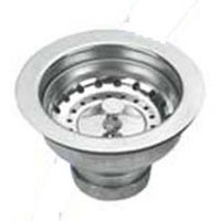 Whitehaus NRNW35B Stainless Steel Kitchen Basket Strainer Lift Stopper view 2