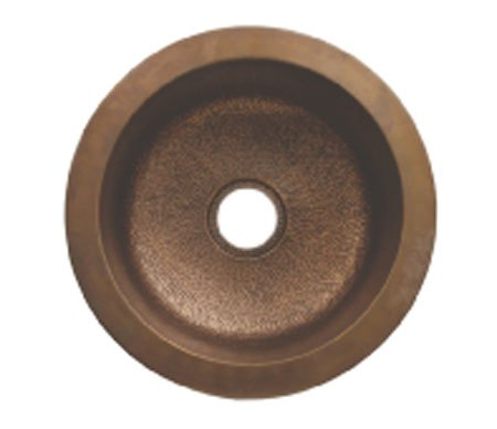 Whitehaus WH1818COPR Large Copper Drop-in / Undermount Kitchen Prep Sink view 2