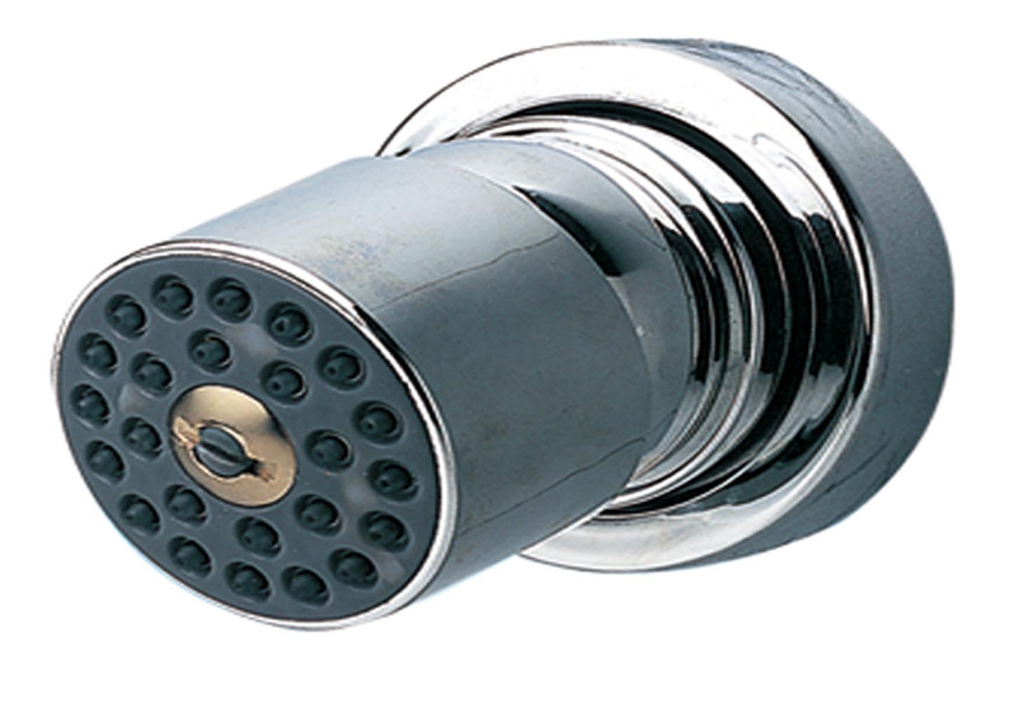 Whitehaus WHAC07 25 Hole Brass Bathroom Wall Mount Shower Single Body Spray view 2