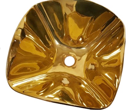 Whitehaus WHB13TLDV Solid Brass Above Mount Copperhaus Bathroom Basin Sink view 1