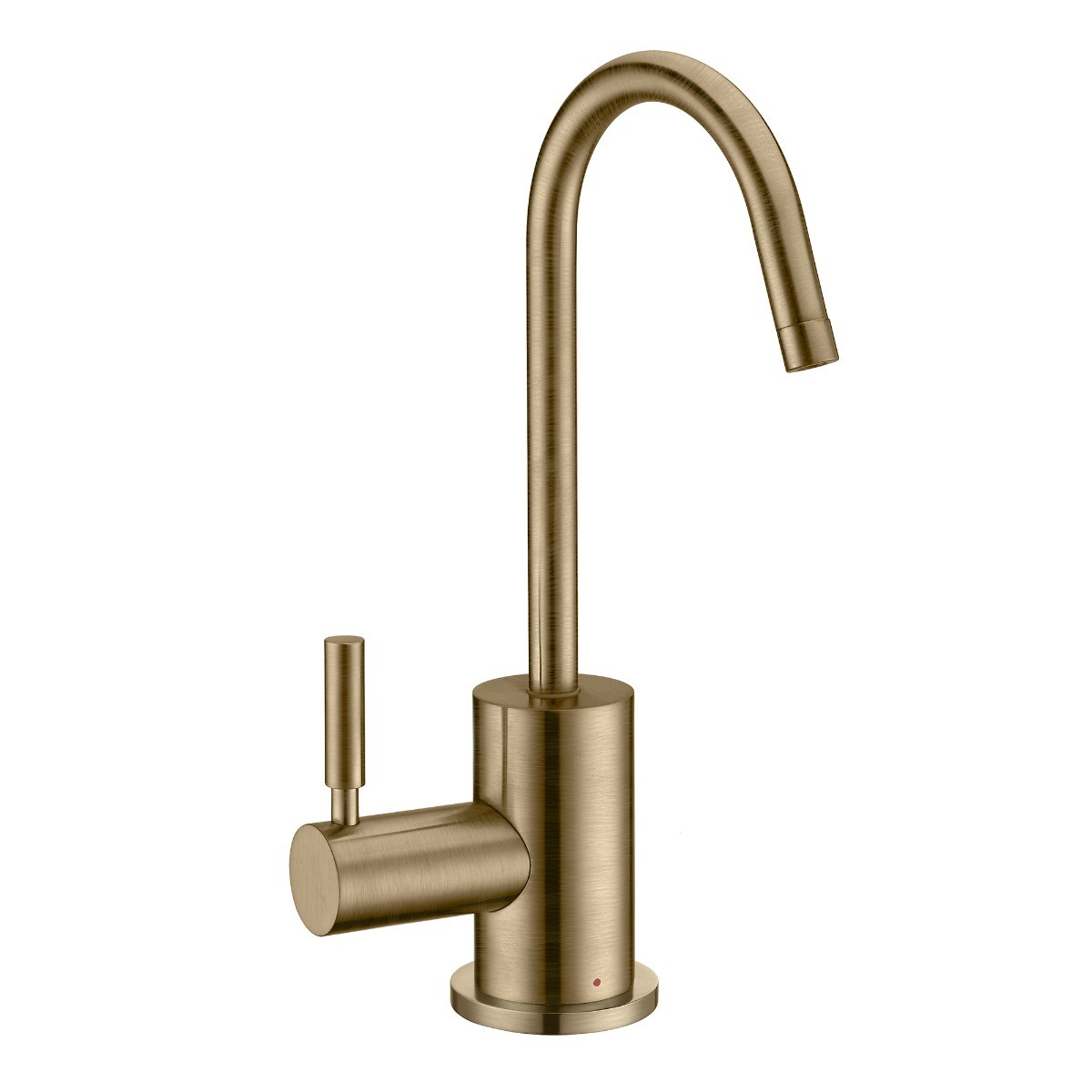 Whitehaus WHFH-H1010-AB Point of Use Instant Hot Water Drinking Faucet with Gooseneck Swivel Spout view 1