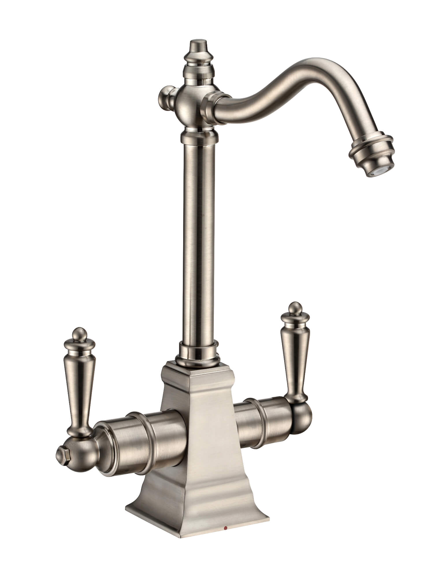Whitehaus WHFH-HC2011 Point of Use Instant Hot/Cold Water Faucet with Traditional Spout view 1