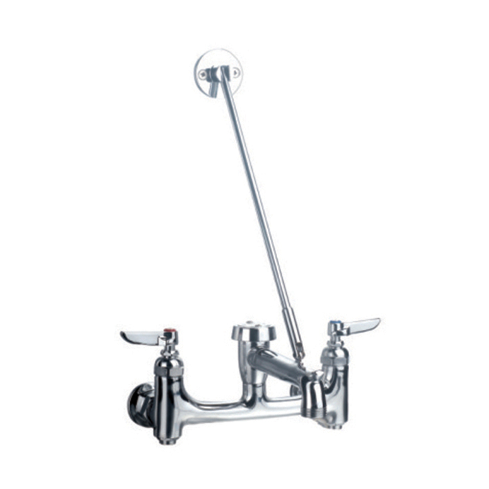 Whitehaus WHFSB980-C Wall Mount Service Sink Faucet with Support Bracket view 1