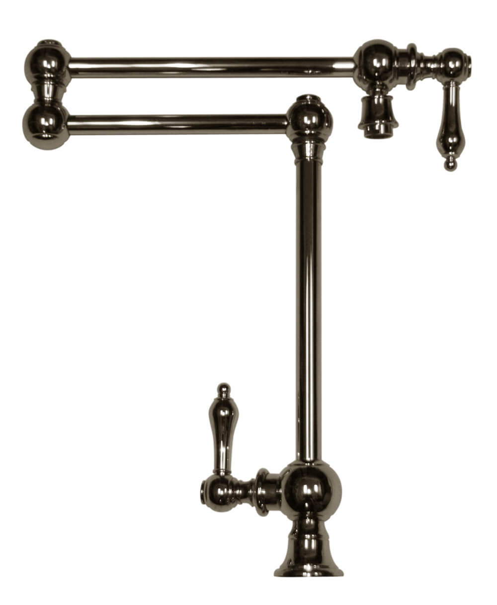 Whitehaus WHKPFDLV3-9555 Deck Mount Double Jointed Traditional Pot Filler view 1