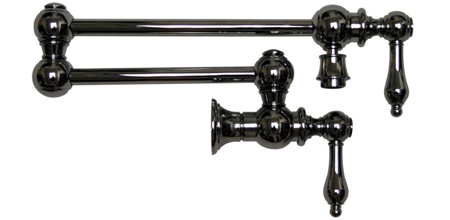 Whitehaus WHKPFLV3-9550 Antique Style Retractable Kitchen Pot Filler view 1