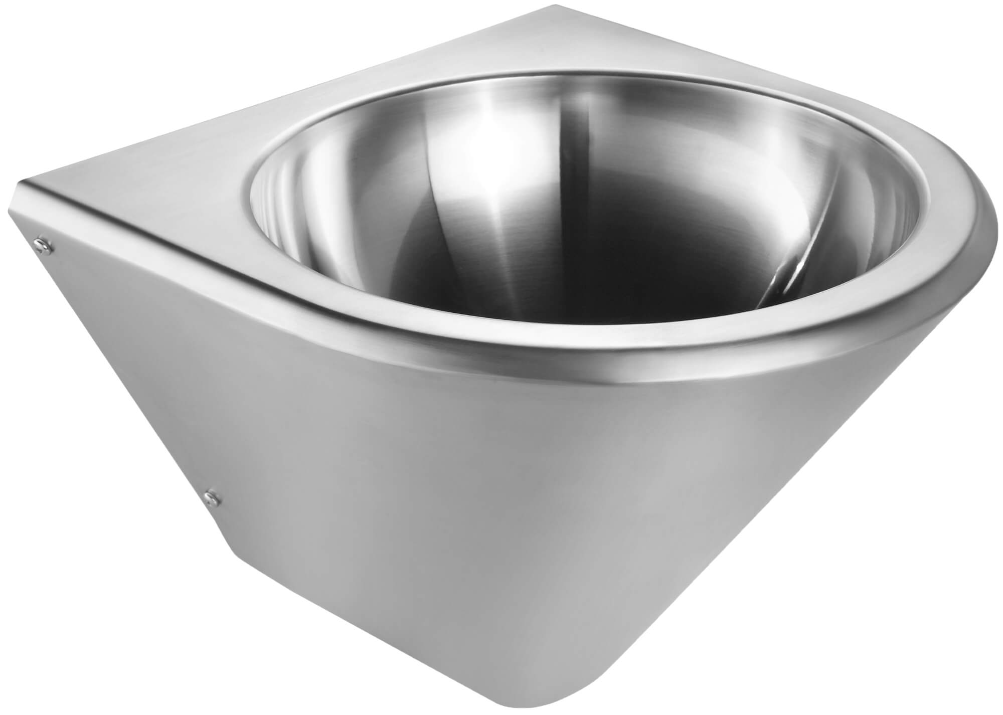 Whitehaus WHNCB1515 Stainless Steel Noah'S Collection Single Bowl Wall Mount Basin view 1