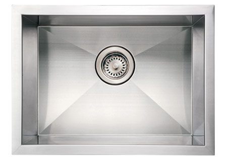 Whitehaus WHNCM2015 Stainless Steel 20" Single Undermount Kitchen Sink view 2