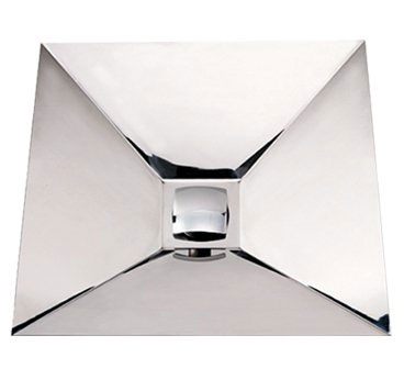 Whitehaus WHNCMB002 Stainless Steel Square Wall Mount Bathroom Basin Sink view 2
