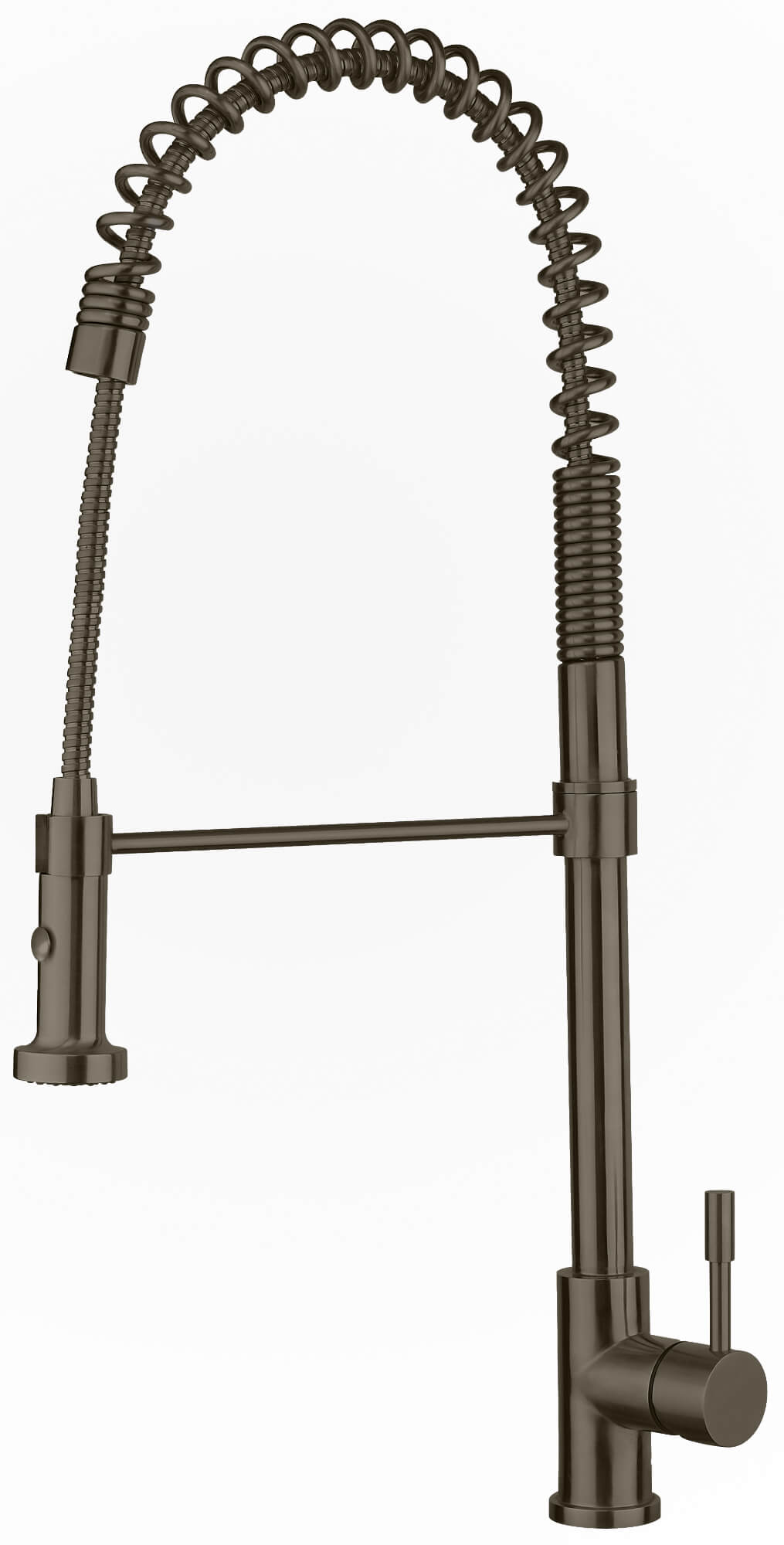 Whitehaus WHS1634-SK Waterhaus Commercial Single-Hole Faucet with Flexible Pull-Down Spray Head view 1